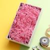 Crinkle Cut Paper Shred Filler Recyclable Gift Wrap Confetti Raffia Grass Shred Paper for Easter Baskets Filler Creative Eggs Decor50g) (Pink) view 3