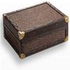 A1DFDFGOQSFG Cigar Box Humidor Cigar Humidor Box Two-Tier Four-Zone Pattern Home Cigar Box 50 Sticks Cigar Humidor Box view 1