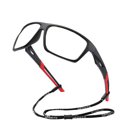 2025 full lens Safety Glasses with Readers Wrap Around Sport Magnifying Blue Light Blocking Reading Goggles for Men (red, 3.75, x)