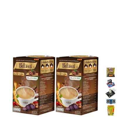 10 Sachets/Box Somm Cmaxx Instant Coffee Delicious Intense Much Mellow Ginseng Cordyceps Roasted Fruit Snack Set 2 By Beautygoodshop [Get Free For You Beauty Gifts]