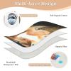 GOODOLD Washable Bed Pad for Incontinence 34" x 52" - Large Reusable Waterproof Mattress Protector with Non-Slip Back for Kids and Adults (Funny Horse) view 3