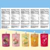 Hethstia Konjac Jelly Drinkable Pouch Variety Pack - Low Calorie, 0 Sugar, Gluten-Free, Collagen Peptides & Vitamin C - 10 Pack - Lychee, Passion Fruit, Mango, Peach, Orange- Healthy Fruit Snacks view 2