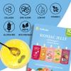 Hethstia Konjac Jelly Drinkable Pouch Variety Pack - Low Calorie, 0 Sugar, Gluten-Free, Collagen Peptides & Vitamin C - 10 Pack - Lychee, Passion Fruit, Mango, Peach, Orange- Healthy Fruit Snacks view 3