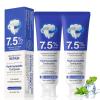 7.5 nHAP Hydroxyapatite Toothpaste - Nano Hydroxyapatite Whiteing Teeth | Enamel Repair | Fluoride-Free | Deep Cleaning Care Oral Health | Breath Freshening | Mild Mint | Sensitive Tooth (2) view 1