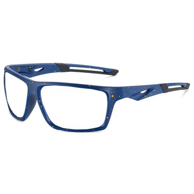 2025 full lens Safety Glasses with Readers Wrap Around Sport Magnifying Blue Light Blocking Reading Goggles for Men (blue, 3.25, x)