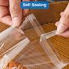 200 Pack Self Sealing Cellophane Treat Bags 4x6 Inches - Clear Resealable Self Adhesive Cookie Bag with Seal for Cookie Packaging Party Favor Gift Giving view 3