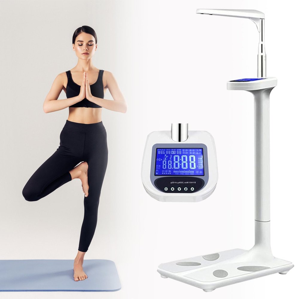 JOMRTS Body Weight Scale Ultrasonic Height Digital Scales for Body Weight BMI Smart Scale Step-on Body Fat Monitors Smart Scale Weighting Gym Scale for Clinics Schools