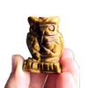 Sunshcat Natural Tiger's Eye Gemstone Owl Crystals and Healing Stones Figurines,1.5 Inches Room Decor Collectibles view 1