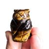 Sunshcat Natural Tiger's Eye Gemstone Owl Crystals and Healing Stones Figurines,1.5 Inches Room Decor Collectibles view 2