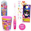 Care Bears Kids Toothbrush and Cup Kit - Official, Multicolor, Manual Toothbrush, Cup, Stickers, Cat Door Hanger, Ages 3+