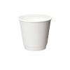 EcoQuality 10 oz White Double Wall Disposable Paper Coffee Cups - Insulated Hot and Cold Beverage Cups for Coffee, Tea, Hot Chocolate, Espresso, Latte, Cappuccino, Parties, Everyday Use (300) view 1