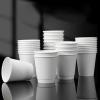 EcoQuality 10 oz White Double Wall Disposable Paper Coffee Cups - Insulated Hot and Cold Beverage Cups for Coffee, Tea, Hot Chocolate, Espresso, Latte, Cappuccino, Parties, Everyday Use (300) view 3