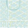 Caspari Bamboo Screen in Robin's Egg Small Square Gift Bags - 1 Gift Bag Included view 1