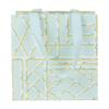 Caspari Bamboo Screen in Robin's Egg Small Square Gift Bags - 1 Gift Bag Included view 2