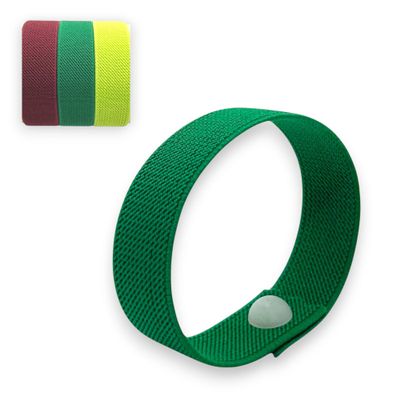 Rubber Band Snap Wristband Acupressure Bracelet for Stress, Sleep, Focus & Habit Support Wearable Calming Relief for Fidgeting, Relaxation & Natural Balance (Kelly, XS 5)