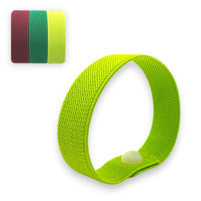 Rubber Band Snap Wristband Acupressure Bracelet for Stress, Sleep, Focus & Habit Support Wearable Calming Relief for Fidgeting, Relaxation & Natural Balance (Lime, XL 9)