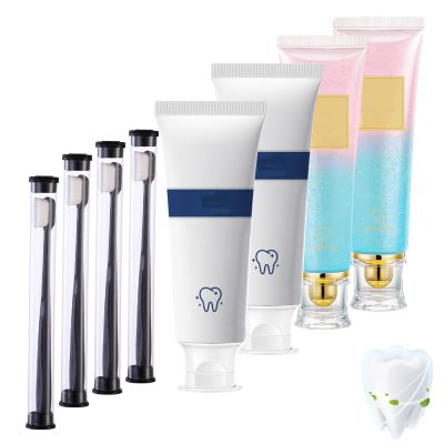4Pcs Vous Toothpaste, Glamcor Whitening Toothpaste, Glamvora Triple Whitening Niacinamide Toothpaste, Fresh Breath, Remove Tooth Stains (C)