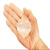 Kidz Rocks Selenite Heart 2 1/2" A Grade Raw Rock Mineral Specimen Geology view 2