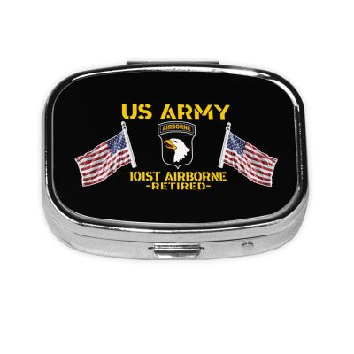 101st Airborne Pill Box Travel Case Small Mini Daily Medicine Organizer