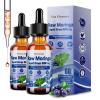 2 Pack Raw Moringa Liquid Drops 8000 mg, Organic Moringa Oleifera Leaf Extract w. Supergreens Wheatgrass, Barley Grass for Antioxidant, Energy & Immune, High Potency Than Capsules Powder view 1