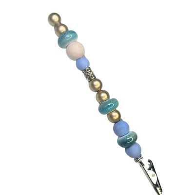 LUX Clips (Light Blues and Gold)