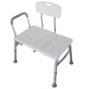 Transfer Bench for Bathtub, Height Adjustable Shower Bench with Backrest, Shower Seat Shower Chair Bath Chair for Elderly, Non-Slip Seat, Bath Shower Bench Chair for Bathroom,Shower Bench view 1