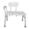 Transfer Bench for Bathtub, Height Adjustable Shower Bench with Backrest, Shower Seat Shower Chair Bath Chair for Elderly, Non-Slip Seat, Bath Shower Bench Chair for Bathroom,Shower Bench view 2