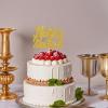 Nuestro Bautizo Cake Topper, Christening, Baby Shower, Baby's 1st Birthday Party Decorations Supplies, Gold Glitter view 4