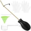 7Pcs Powder Duster, Easy to Use Powder Dispenser, Multipurpose Powder Applicator Dispenser, Stable Handheld Bulb Duster, Folding Bulb Duster Sprayer Insects Duster for Agricultural Supplies view 1