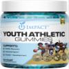 Youth Athletic Gummies Kids Multivitamin Gummies with Essential Nutrients, Immune & Energy Support, Vegan & Gelatin-Free, Includes Vitamins A, C, B3, B12, Omega-3, Zinc Ages 5-18 view 1