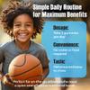 Youth Athletic Gummies Kids Multivitamin Gummies with Essential Nutrients, Immune & Energy Support, Vegan & Gelatin-Free, Includes Vitamins A, C, B3, B12, Omega-3, Zinc Ages 5-18 view 4