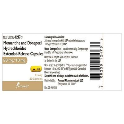 MEMANTINE - DONEPEZIL 28 MG - 10 MG ER CAP