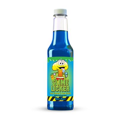 Hawaiian Shaved Ice TOXIC WASTE Blue Raspberry Sour Snow Cone Syrup, Makes 6 servings, Made in USA, Nut, Soy, Dairy Free, Flavor Fluffy or Crunchy Snow Cones, 12 oz