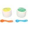 Vomeko 2pcs 400g Ear Impression Putty,Custom Silicone Mild Soft High Elastic Ear m olding Putty Material,Ear m olding Silicone Putty,with Spoons, for DIY Custom Earmolds view 1