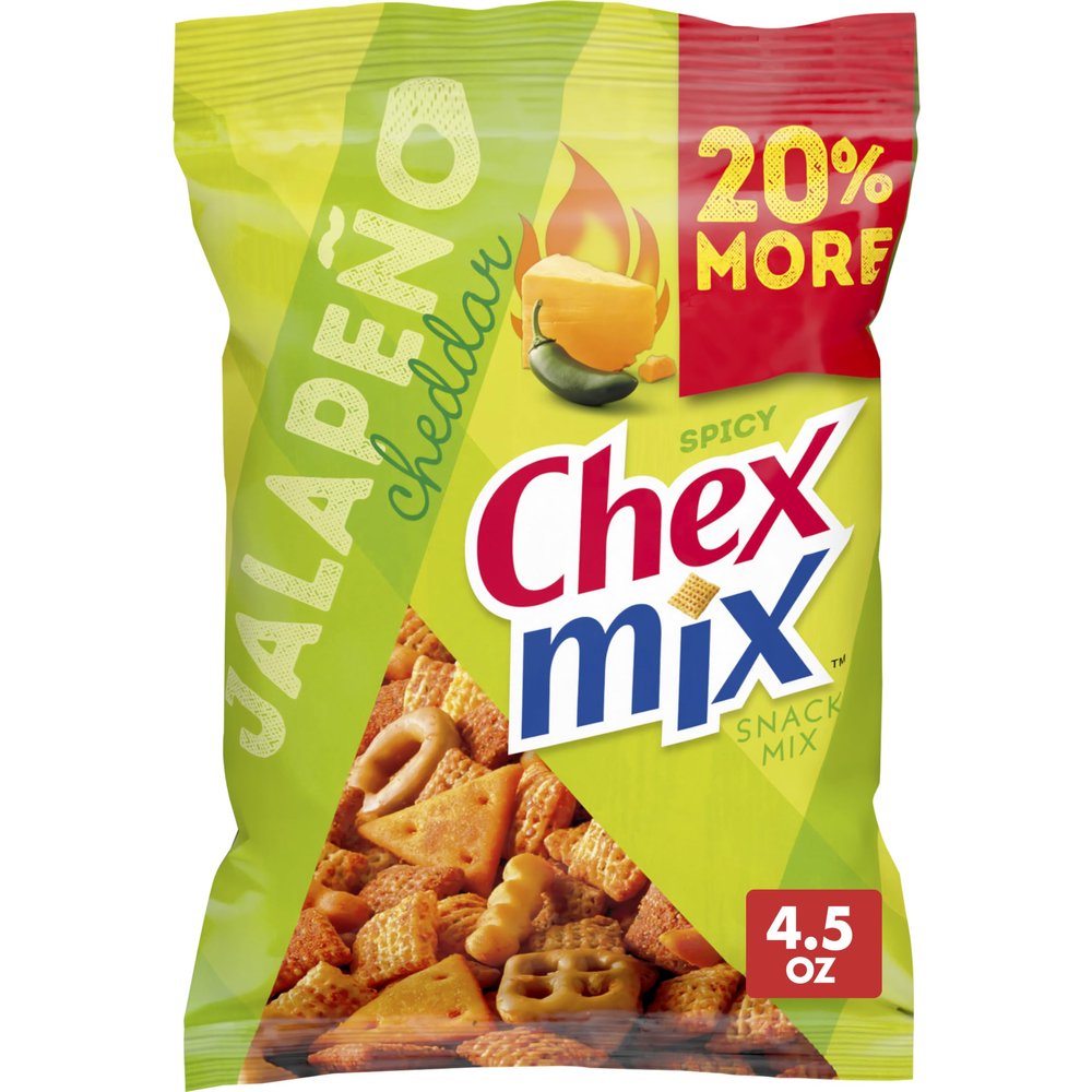 Chex Mix Spicy Jalapeno Cheddar Snack Mix, 4.5 OZ