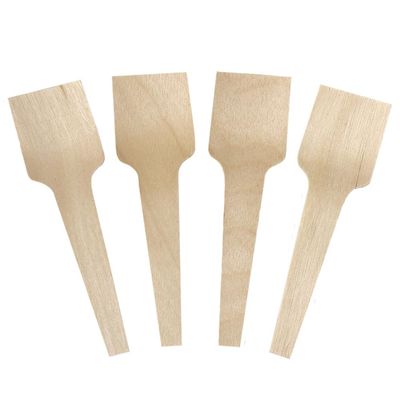 1000-Count 2.75-Inch Wooden Gelato Spoons | Eco-Friendly Disposable Spoons for Desserts | Frozen Dessert Supplies