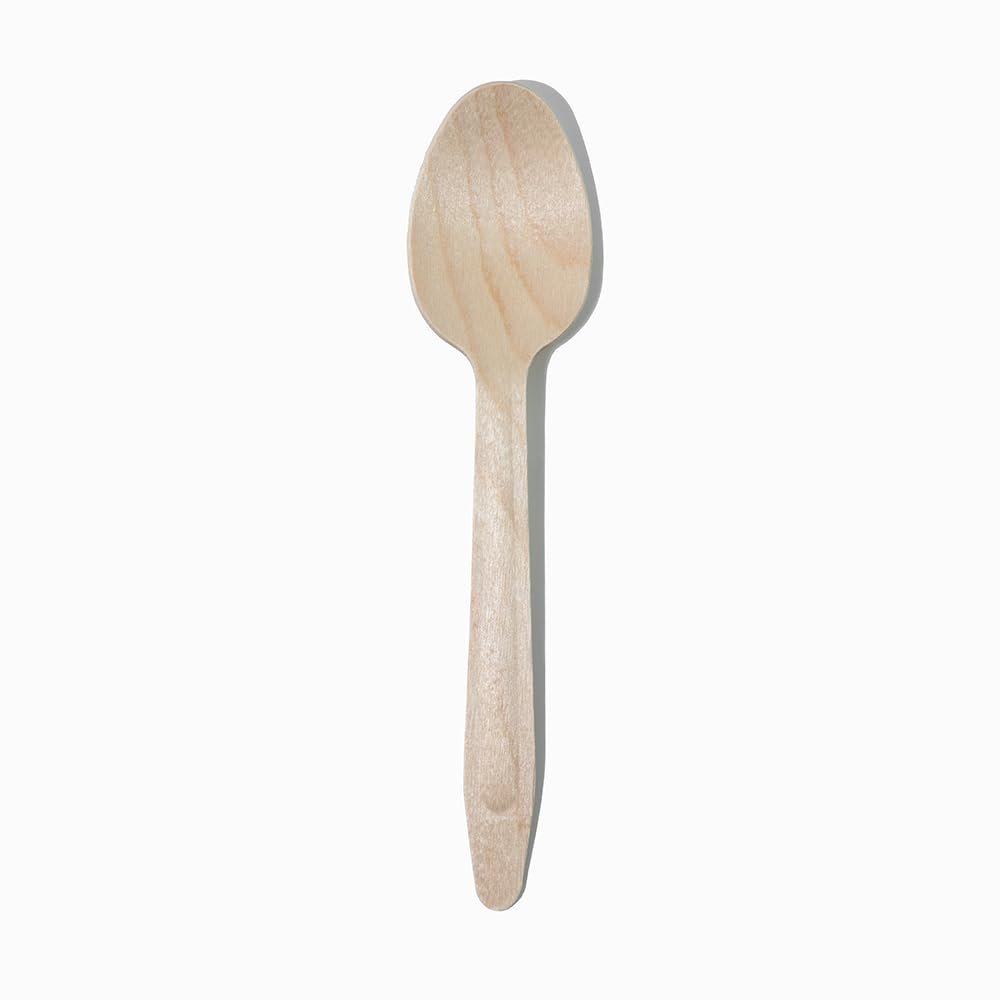 1000-Count Wooden Heavy Weight Spoons | Eco-Friendly Durable Disposable Spoons for Desserts | Frozen Dessert Supplies