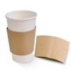 12OZ White Coffee Hot Cup with Lids and Sleeves Combo Set, To Go Cups for Hot Beverages, Perfect for Hot Coffee, Cocoa, and Chocolate (100) view 3