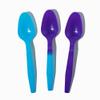 1000-Count Color Changing Ice Cream Plastic Spoons | Changes Blue to Purple When Cold | Temperature Sensitive Disposable Dessert Spoons for Parties, Frozen Yogurt & Catering | Frozen Dessert Supplies view 1