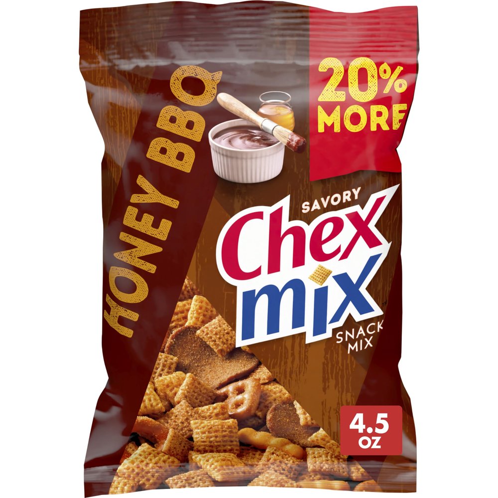 Chex Mix Savory Honey BBQ Snack Mix, 4.5 OZ