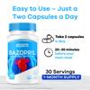 (2 Pack) Bazopril Capsules - Official Bazoprill Advanced Supplement Pills Blood Balance Health Support Formula, Natural Basopril Pills for Overall Health & Wellness Reviews, 120 Capsules for 2 Months view 4