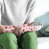 Luarisgur Heart Dog Paw Arm Cast Cover Cast Scratcher Arm Protectors Cast Sleeve Size M view 2