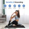 Urvoix Grounding Mat for Feet, 35.4"x23.6" Earth Mat Grounding Pad for Bed, Grounding Mat Kit for Desk, Improve Sleep, Supports Energy, Relieve Anxiety w/ 15 Foot Cord & Conductive Test Pen view 2