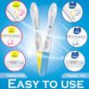 Amplim Midstream Pregnancy Test and Ovulation Tests Kit, Bulk Early Detection HCG & LH Sticks, 99.99% Accurate at Home Predictor 6 Days Early Result, Extra Sensitive Fertility Tracker for Women view 3