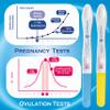 Amplim Midstream Pregnancy Test and Ovulation Tests Kit, Bulk Early Detection HCG & LH Sticks, 99.99% Accurate at Home Predictor 6 Days Early Result, Extra Sensitive Fertility Tracker for Women view 4