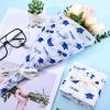 100 Sheets Graduation Tissue Paper Blue White Gold Graduation Cap Diploma DIY Craft Paper for Graduation Party Holiday Decoration Gift Packing, 20 x 14 inch view 4