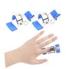 Healeved 2pcs Stainless Steel Finger Support Brace Medical Finger Fixator Hand Strengthening Device Size s view 4