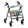 Luarisgur Sunflower Rollator Accessories Walker Seat Cover for Women Marble Blue Rollator Walker Seat and Backrest Covers for Ladies Washable Walkers for Seniors with Seat Gift Covers view 1