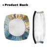 Luarisgur Sunflower Rollator Accessories Walker Seat Cover for Women Marble Blue Rollator Walker Seat and Backrest Covers for Ladies Washable Walkers for Seniors with Seat Gift Covers view 3