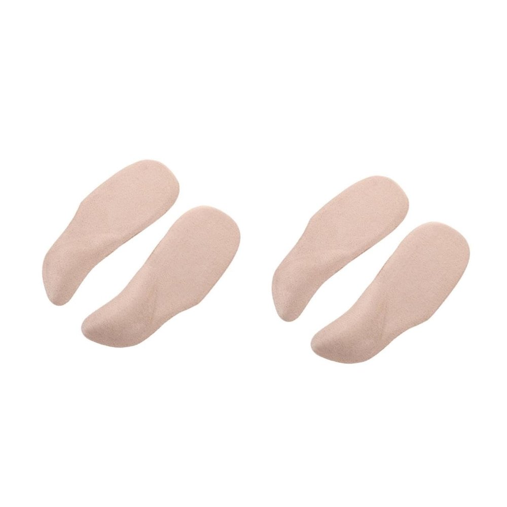 Healeved 2pairs High Heel Gel Insoles Arch Support Reusable Foot Cushion for All Shoe Types Comfortable Shock-Resistant Inserts for Women for High Heels Sneakers and Sandals
